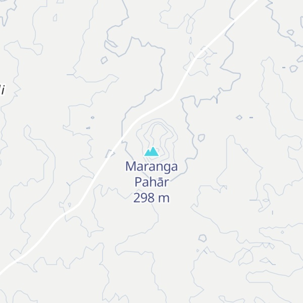 Map of Maranga Pahār