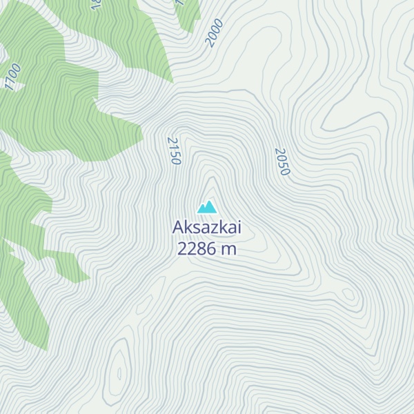 Map of Aksazkai