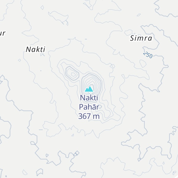 Map of Nakti Pahār