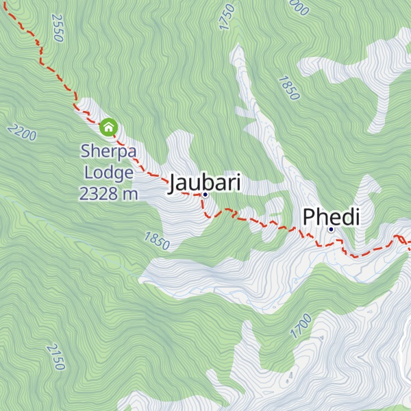 Map of Sherpa Lodge