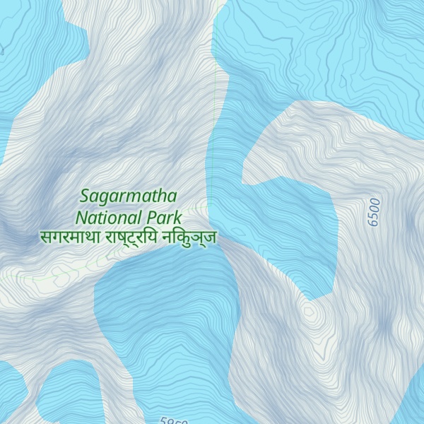 Map of Kali Himal