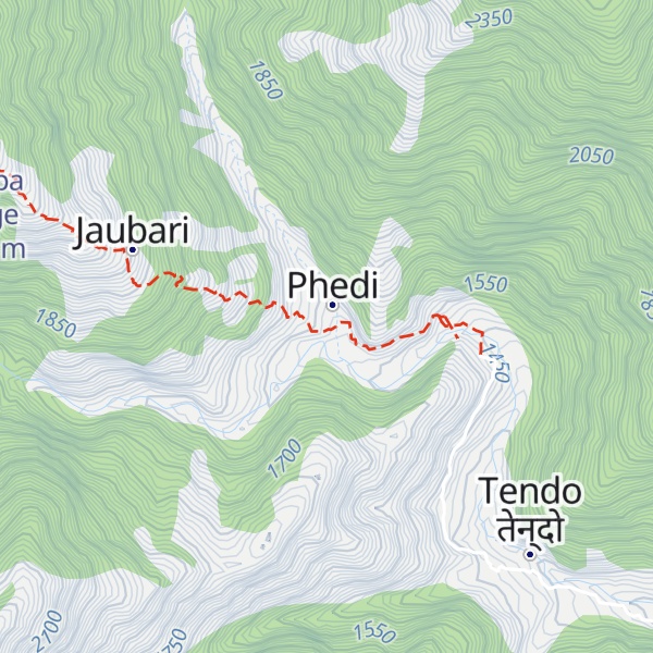 Map of Sherpa Lodge