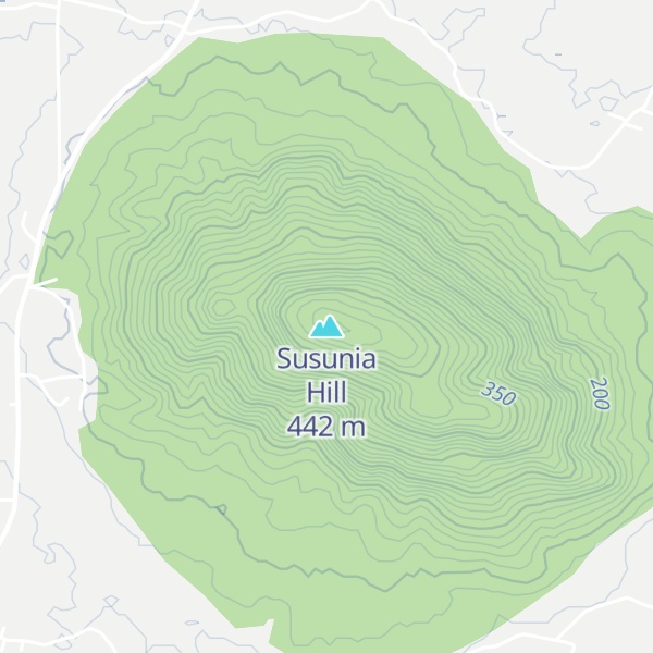 Map of Susunia Hill