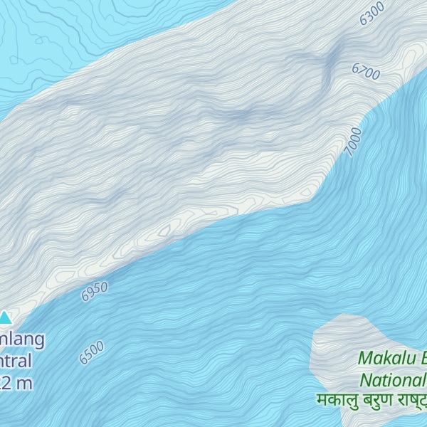 Map of Chamlang East