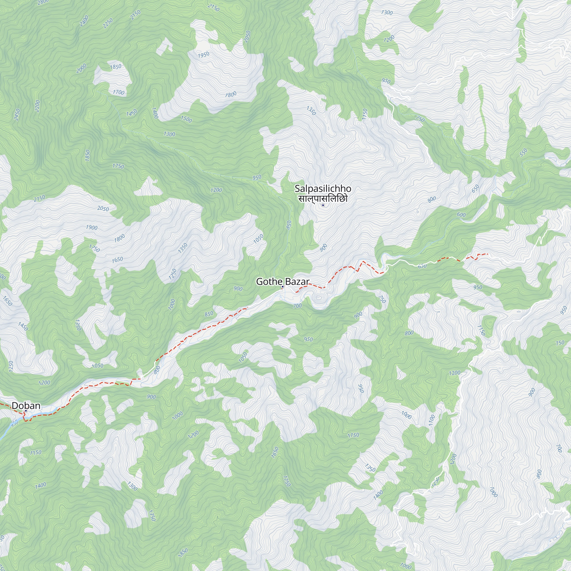 Kirat Lodge map