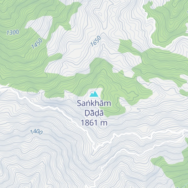 Map of Saṅkhām Ḍā̃ḍā