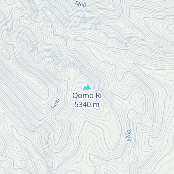 Map of Qomo Ri