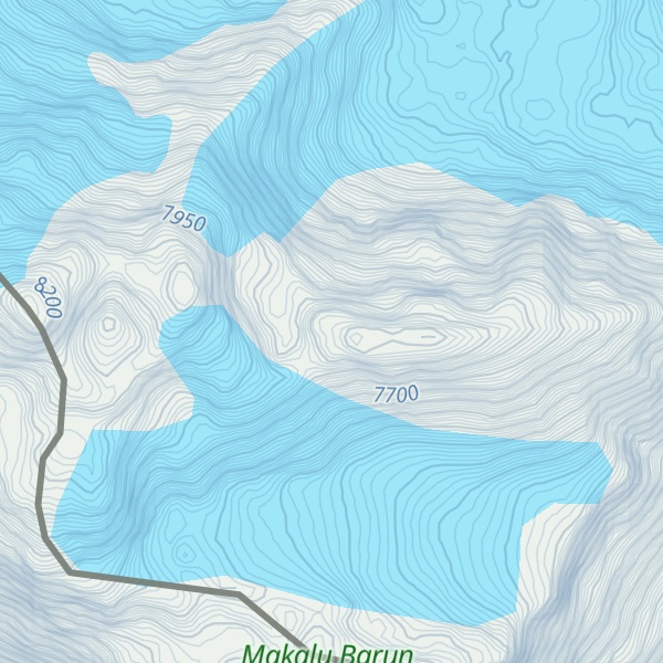 Map of Makalu East