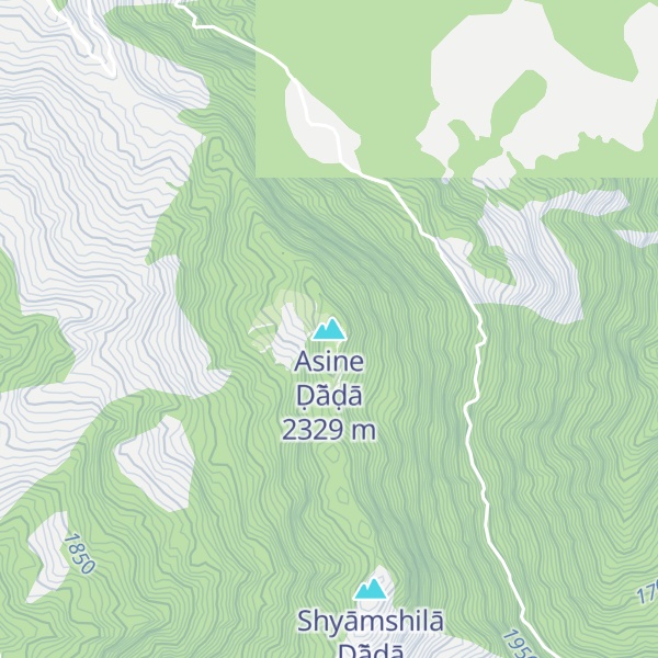 Map of Asine Ḍā̃ḍā