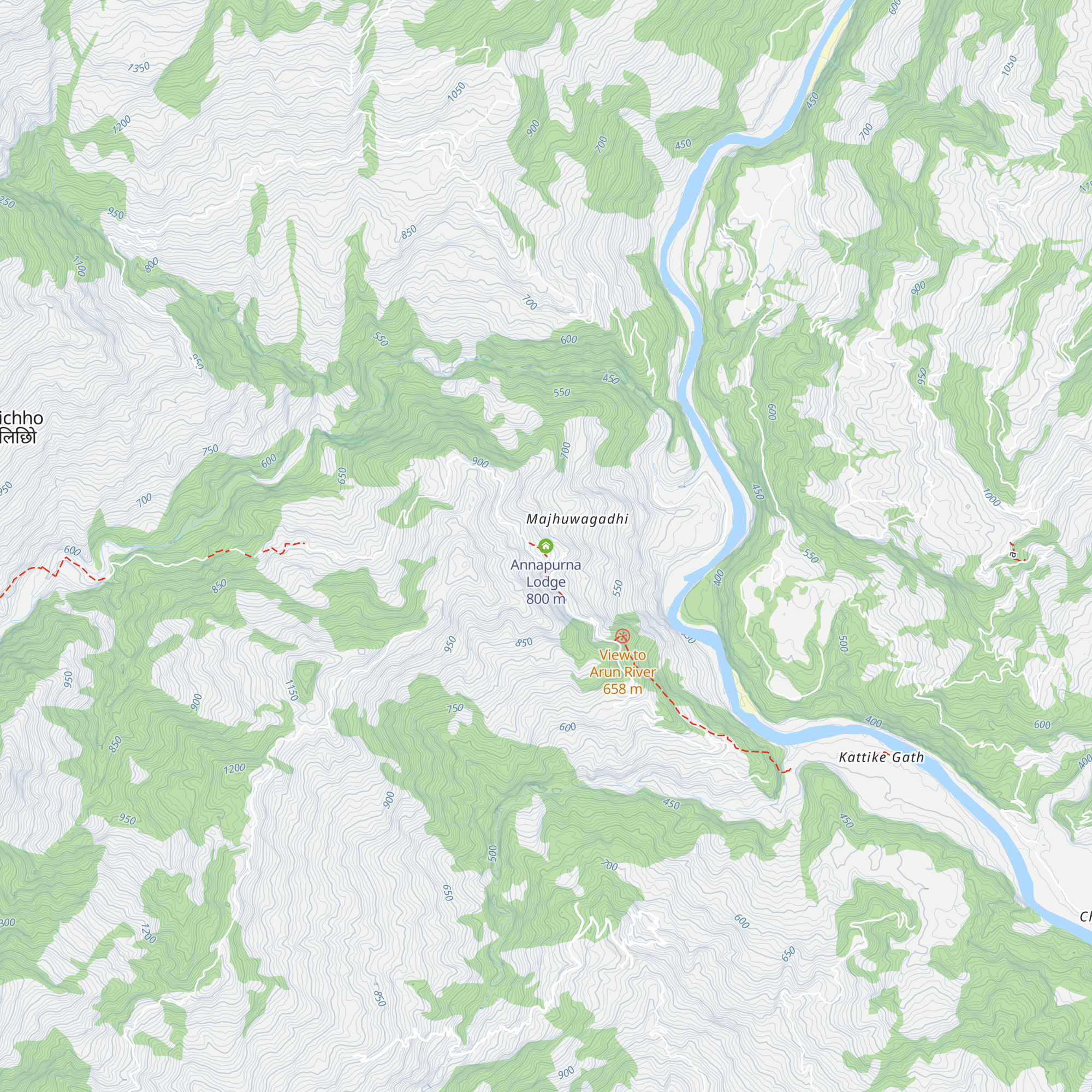 Annapurna Lodge map