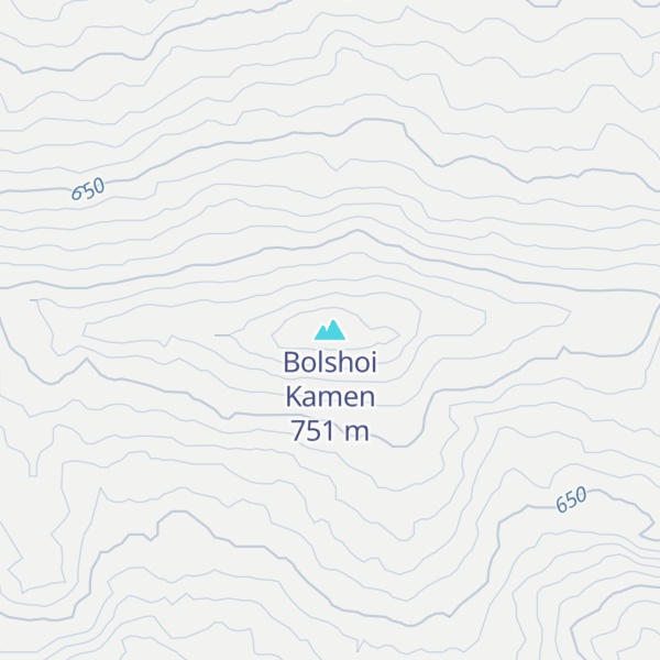 Map of Bolshoi Kamen