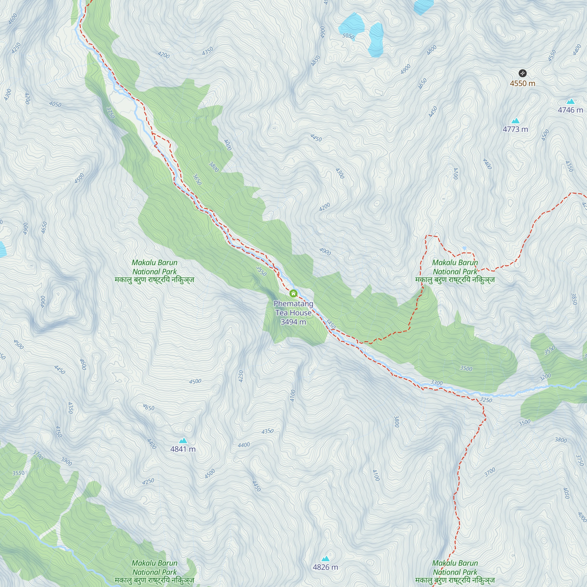 Phematang Tea House map