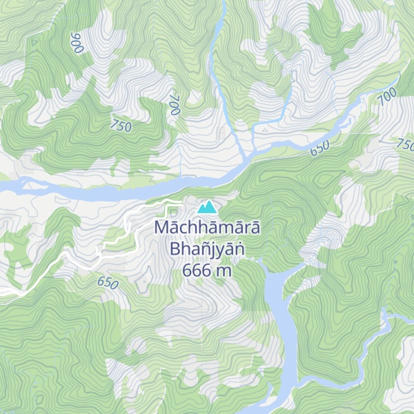Map of Māchhāmārā Bhañjyāṅ