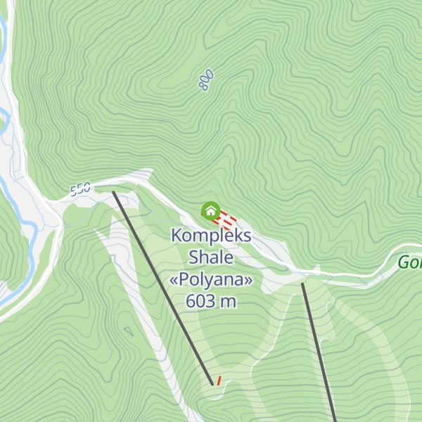 Map of Kompleks Shale «Polyana»