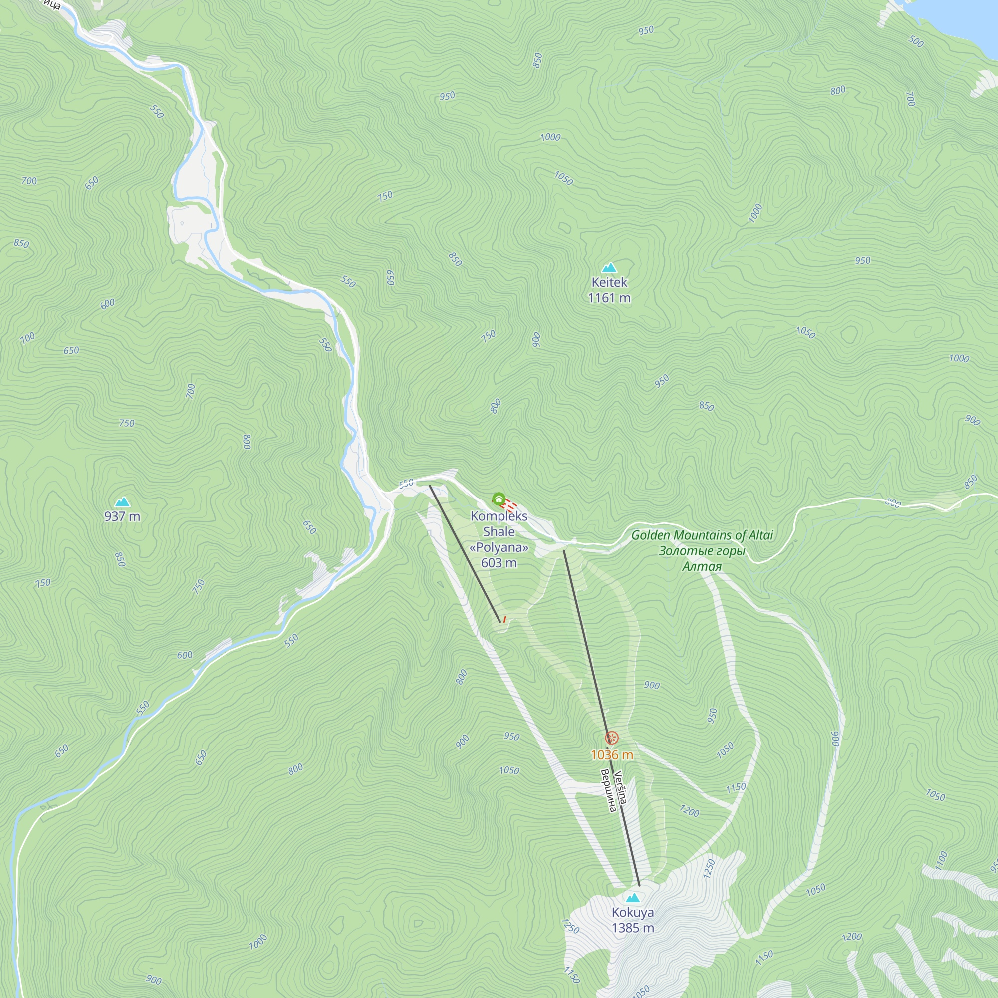 Kompleks Shale «Polyana» map