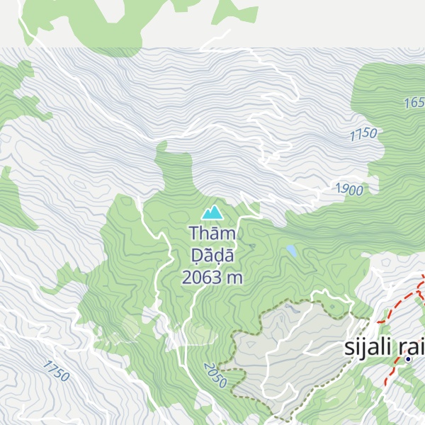 Map of Thām Ḍā̃ḍā