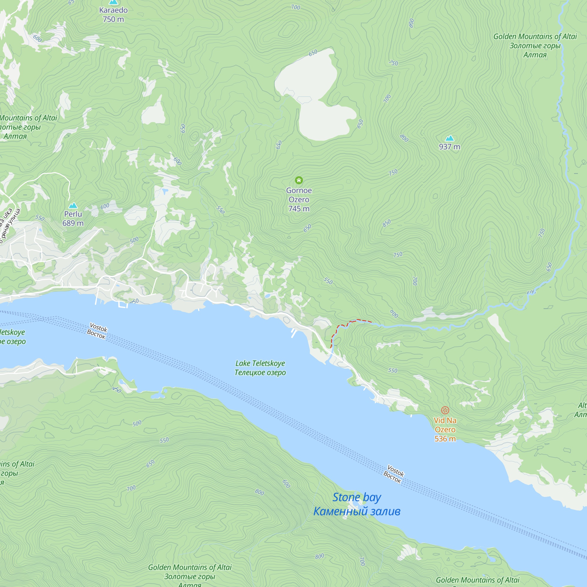 Gornoe Ozero map