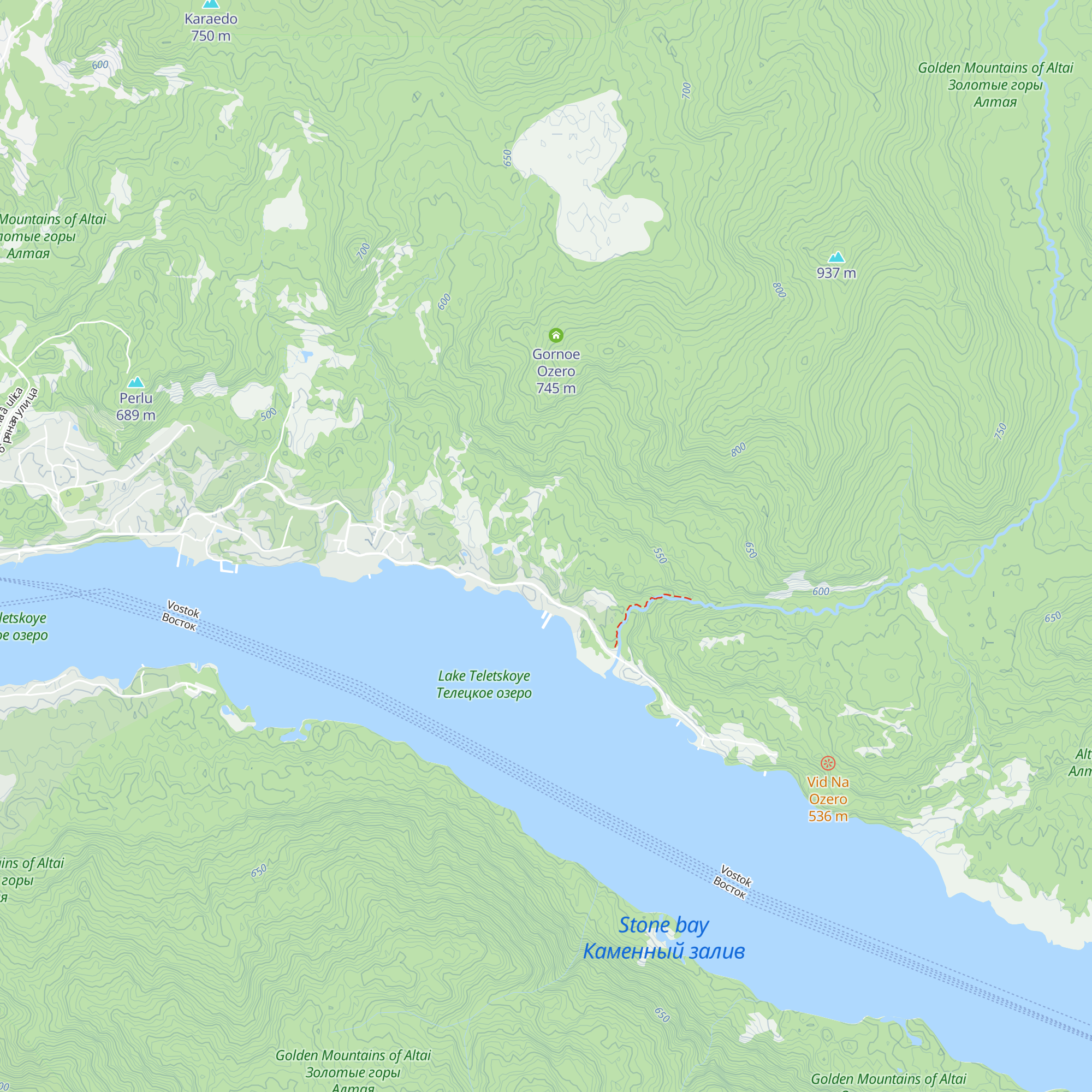 Gornoe Ozero map