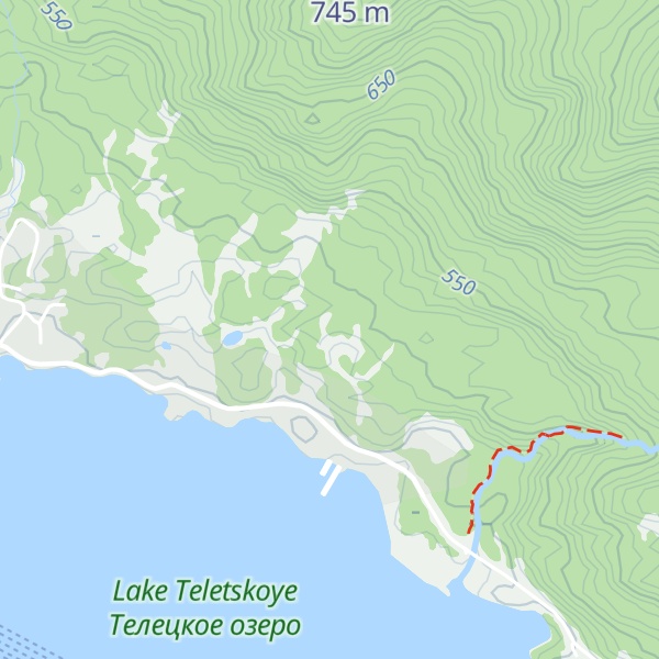 Map of Gornoe Ozero