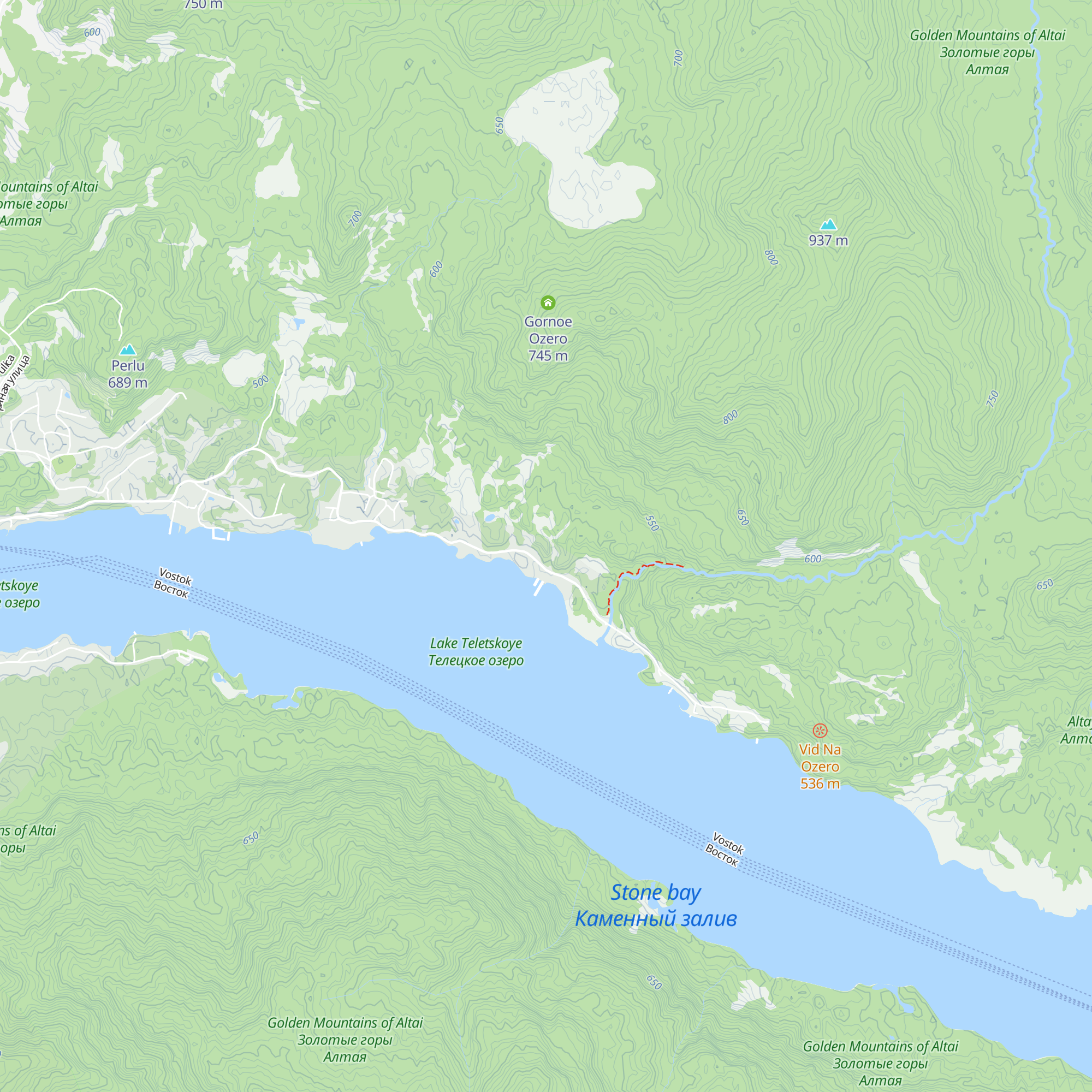 Gornoe Ozero map