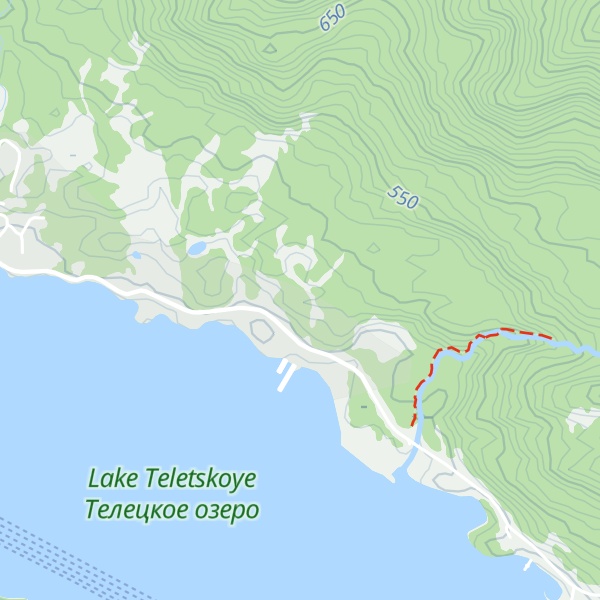 Map of Gornoe Ozero