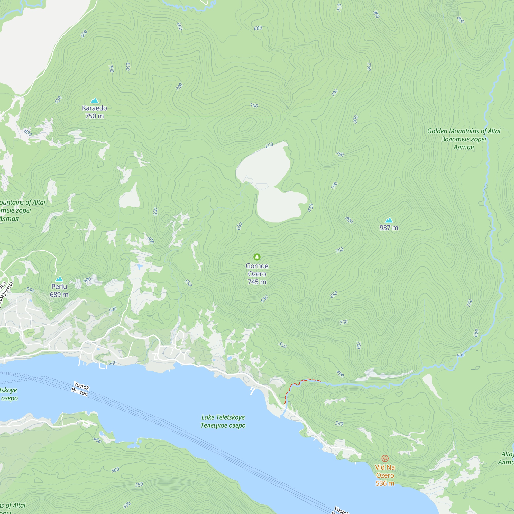 Gornoe Ozero map