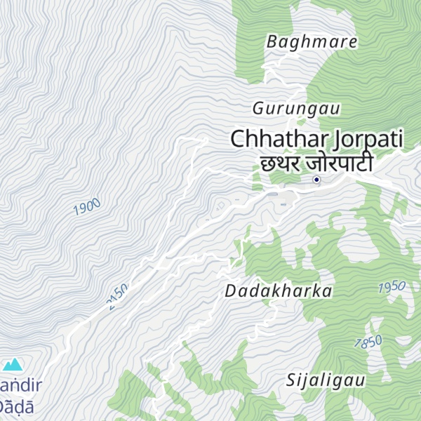 Map of Gurā̃se Ḍā̃ḍā
