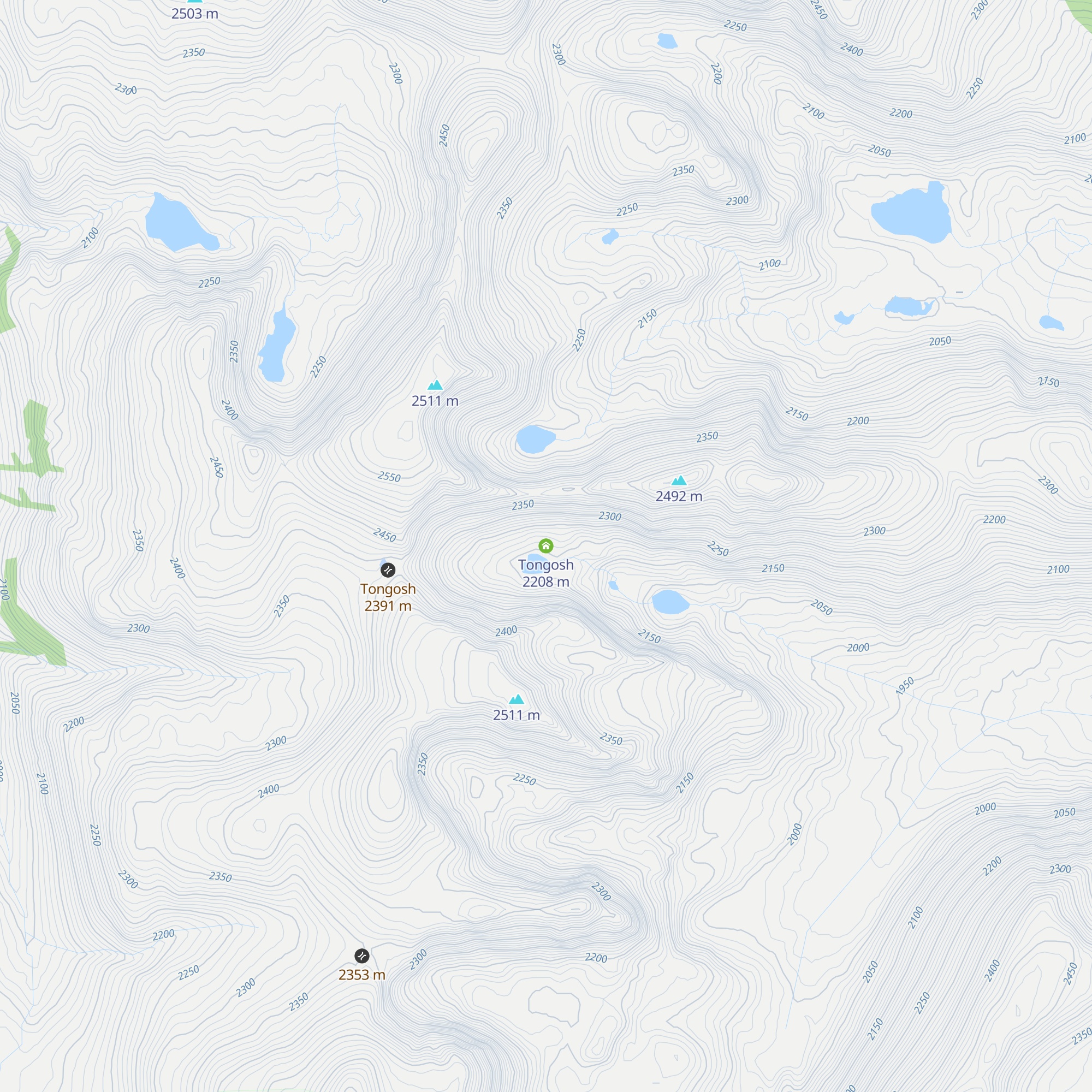 Tongosh map
