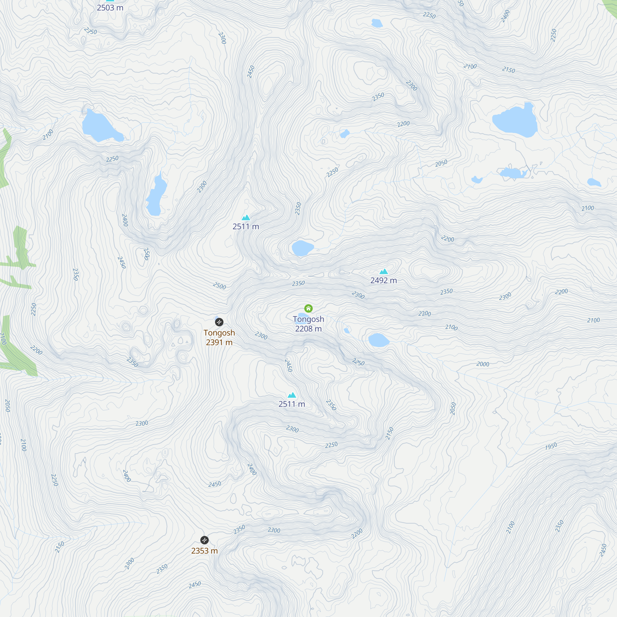 Tongosh map
