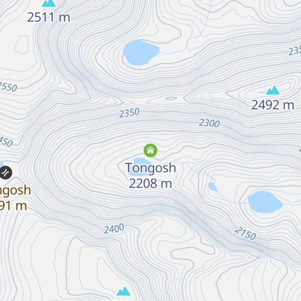 Map of Tongosh