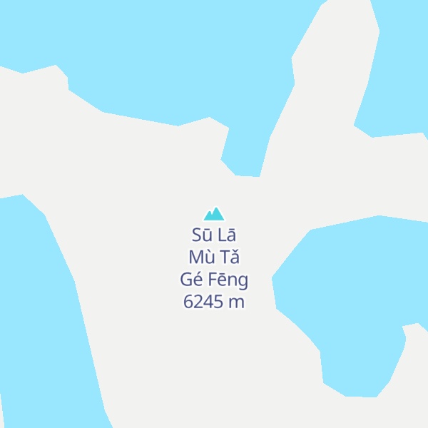 Map of Sū Lā Mù Tǎ Gé Fēng
