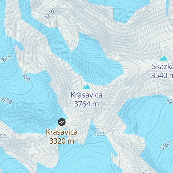 Map of Krasavica
