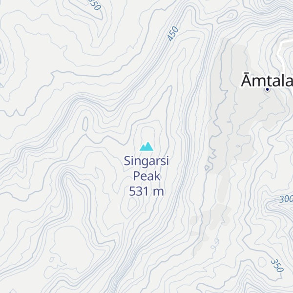 Map of Singarsi Peak