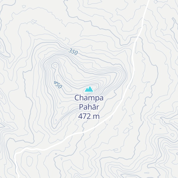 Map of Champa Pahār