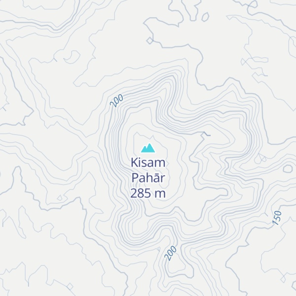 Map of Kisam Pahār