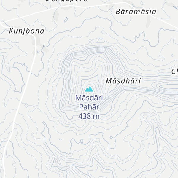 Map of Māsdāri Pahār