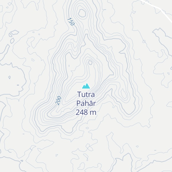 Map of Tutra Pahār