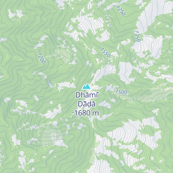 Map of Dhāmi̇̄ Ḍā̃ḍā