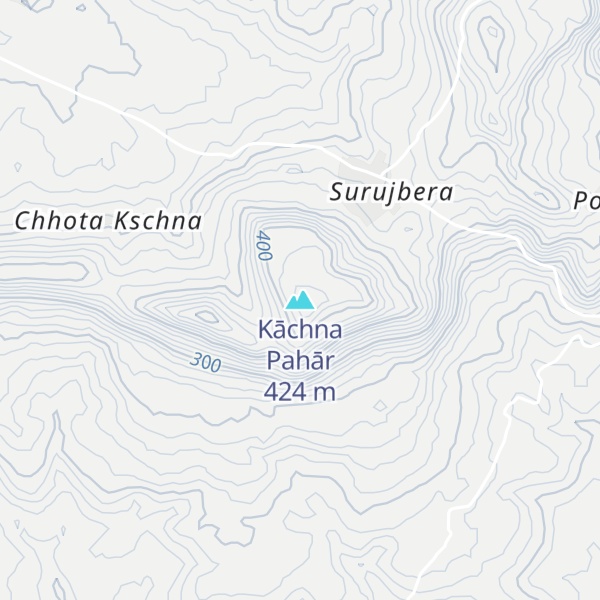 Map of Kāchna Pahār