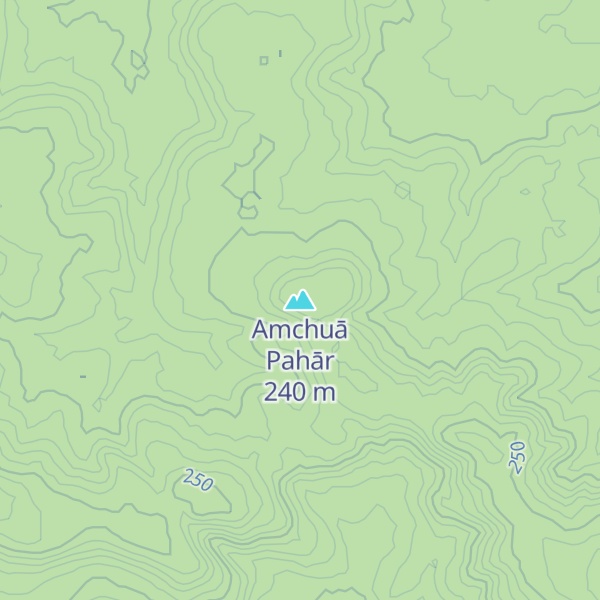Map of Amchuā Pahār