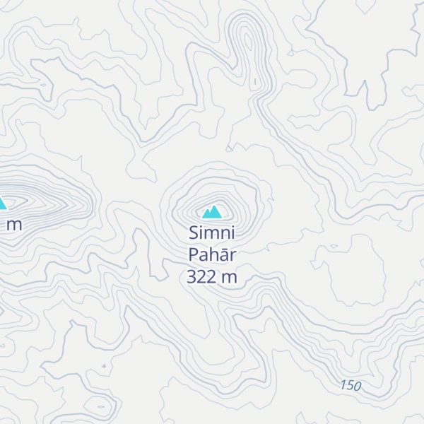 Map of Simni Pahār