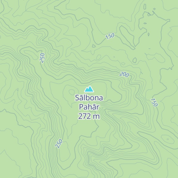 Map of Sālbona Pahār