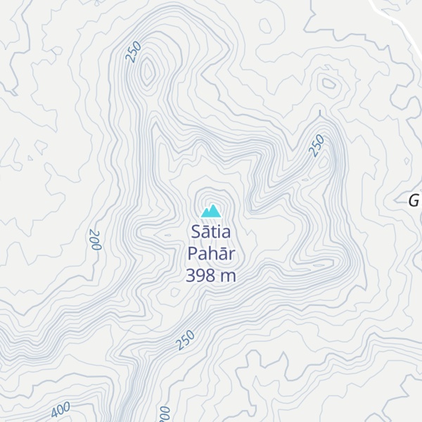 Map of Sātia Pahār