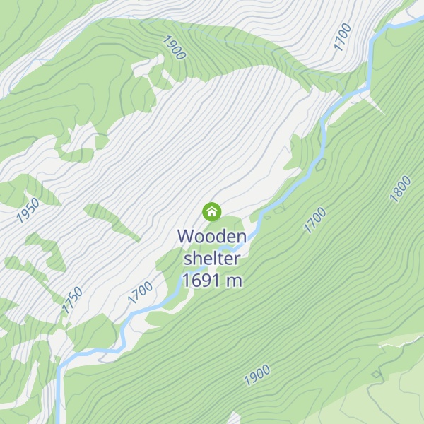 Map of Wooden shelter