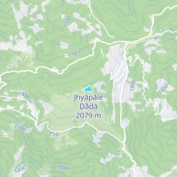 Map of Jhyāpāle Ḍā̃ḍā
