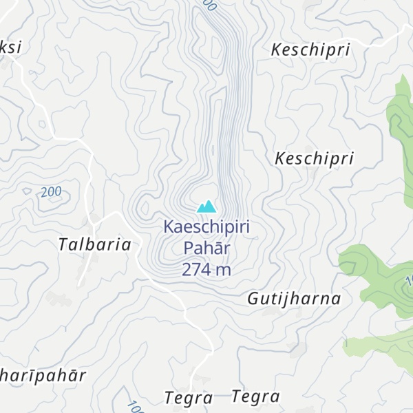 Map of Kaeschipiri Pahār