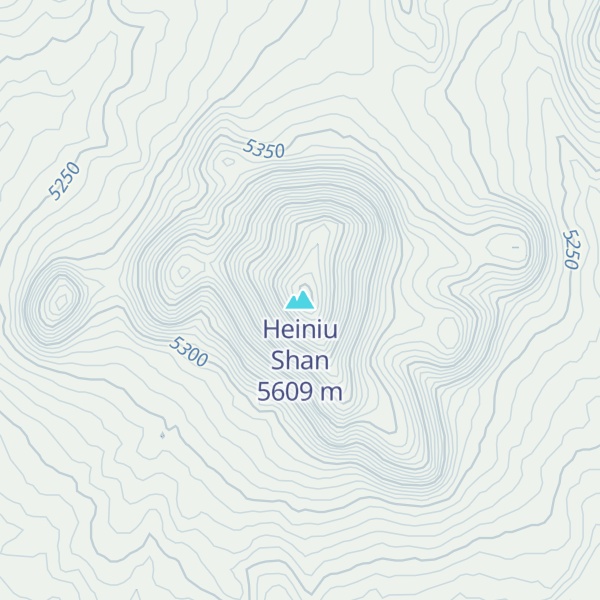 Map of Heiniu Shan