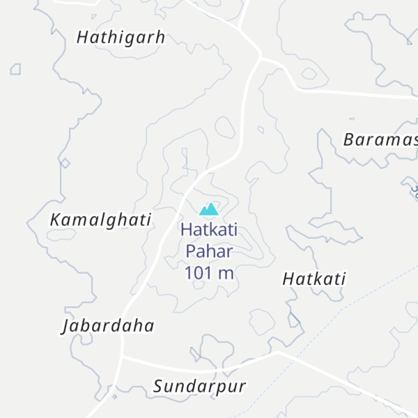 Map of Hatkati Pahar