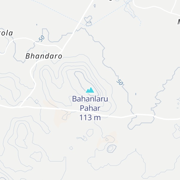 Map of Bahanlaru Pahar