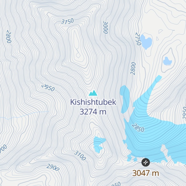 Map of Kishishtubek